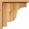 Ekena Millwork Newport Rough Sawn Corbel w/Backplate, Western Red Cedar, 6"W x 14"D x 14"H COR06X14X14NEW01RWR - alternate 3